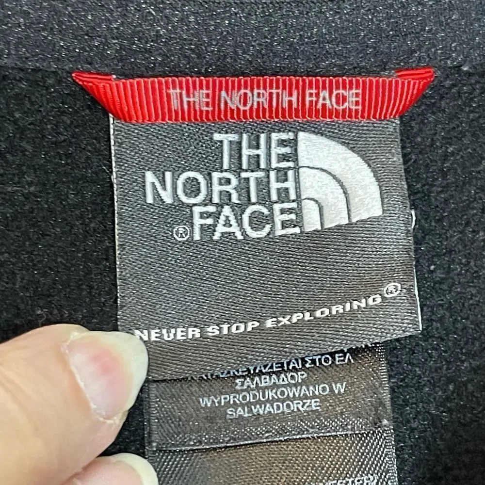 The North Face Canyonlands black 1/2 zip long‎ sleeve pullover, size large